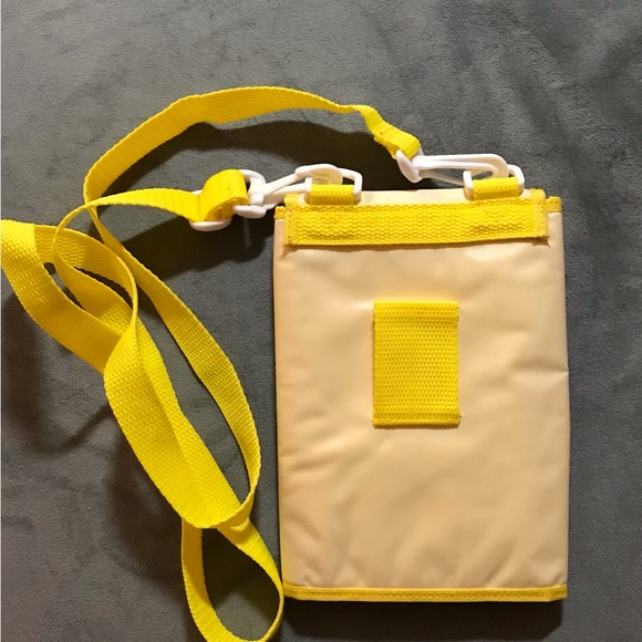 EDC by Esprit yellow nylon mini cross-body/travel bag - Picture 3 of 6